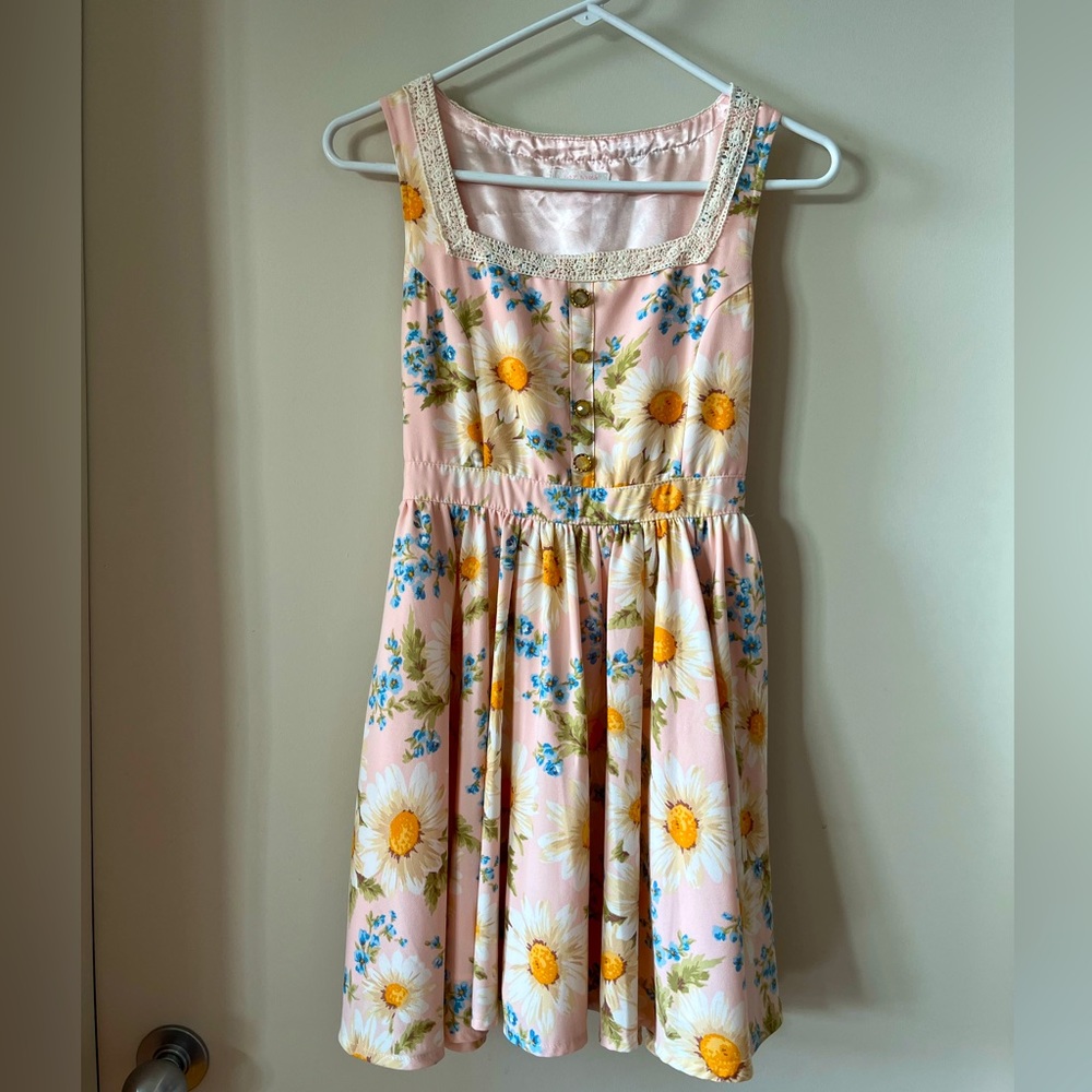 Liz Lisa Pink Flower Dress Jfashion Japan Kawaii Gyaru